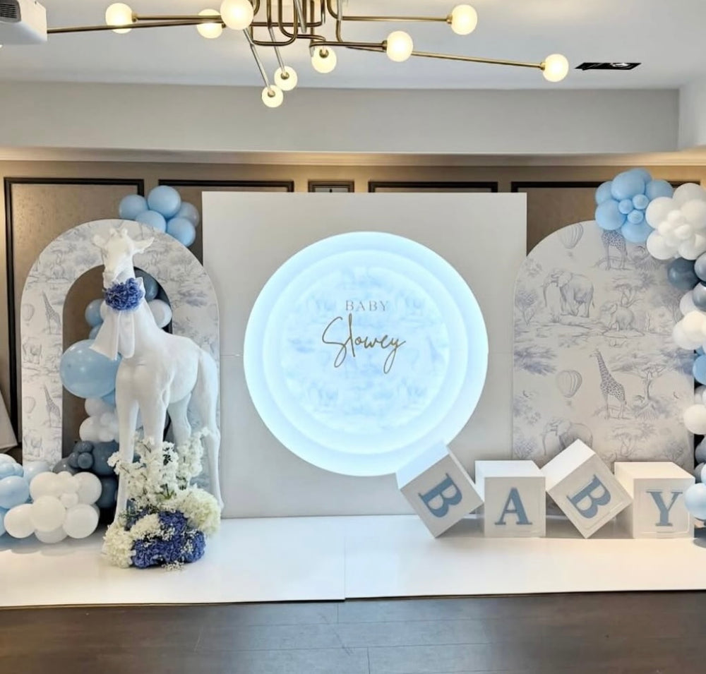 3D Light-Up Circle Backdrop